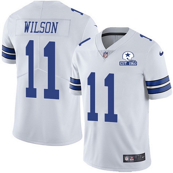 Nike Cowboys 11 Cedrick Wilson White Men Stitched With Established In 1960 Patch NFL Vapor Untouchable Limited Jersey Nike Cowboys 11 Cedrick Wilson White Men Stitched With Established In 1960 Patch NFL Vapor Untouchable Limited Jersey