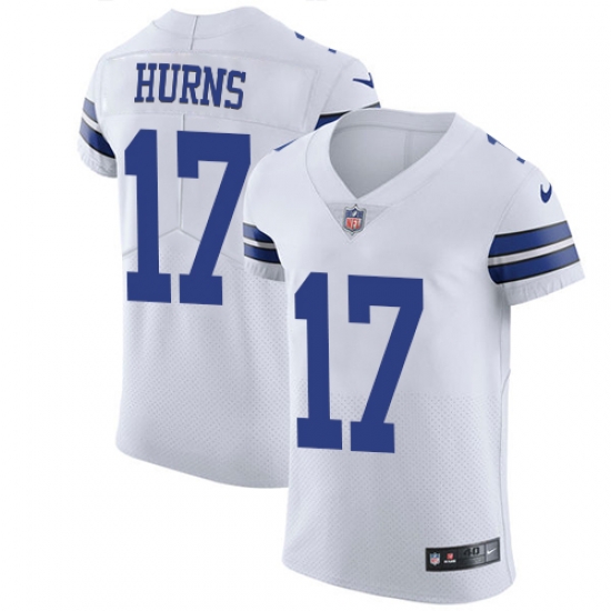 Nike Cowboys #17 Allen Hurns White Mens Stitched NFL Vapor Untouchable Elite Jersey Nike Cowboys #17 Allen Hurns White Mens Stitched NFL Vapor Untouchable Elite Jersey
