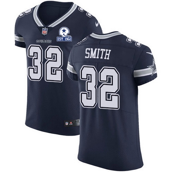 Nike Cowboys 32 Saivion Smith Navy Blue Team Color Men Stitched With Established In 1960 Patch NFL Vapor Untouchable Elite Jersey Nike Cowboys 32 Saivion Smith Navy Blue Team Color Men Stitched With Established In 1960 Patch NFL Vapor Untouchable Elite Jersey