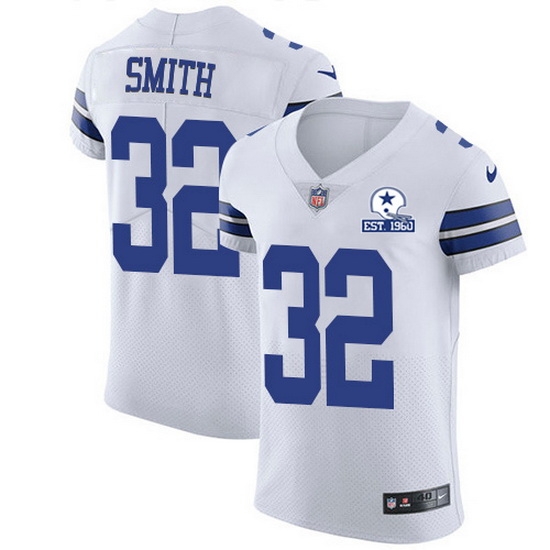 Nike Cowboys 32 Saivion Smith White Men Stitched With Established In 1960 Patch NFL New Elite Jersey Nike Cowboys 32 Saivion Smith White Men Stitched With Established In 1960 Patch NFL New Elite Jersey