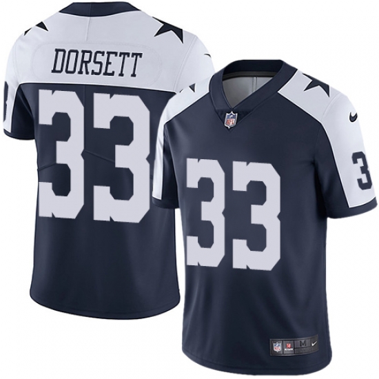 Nike Cowboys #33 Tony Dorsett Navy Blue Thanksgiving Mens Stitched NFL Vapor Untouchable Limited Throwback Jersey Nike Cowboys #33 Tony Dorsett Navy Blue Thanksgiving Mens Stitched NFL Vapor Untouchable Limited Throwback Jersey