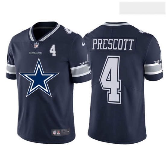 Nike Cowboys 4 Dak Prescott Navy Team Big Logo Number Vapor Untouchable Limited Jersey Nike Cowboys 4 Dak Prescott Navy Team Big Logo Number Vapor Untouchable Limited Jersey