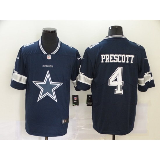 Nike Cowboys 4 Dak Prescott Navy Team Big Logo Vapor Untouchable Limited Jersey Nike Cowboys 4 Dak Prescott Navy Team Big Logo Vapor Untouchable Limited Jersey