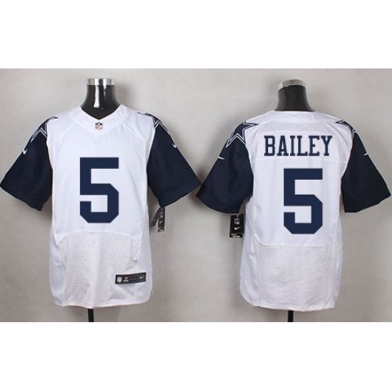 Nike Cowboys #5 Dan Bailey White Mens Stitched NFL Elite Rush Jerseys Nike Cowboys #5 Dan Bailey White Mens Stitched NFL Elite Rush Jerseys