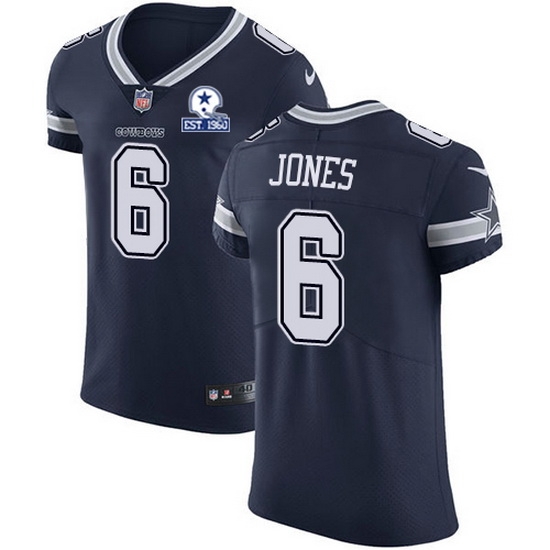 Nike Cowboys 6 Chris Jones Navy Blue Team Color Men Stitched With Established In 1960 Patch NFL Vapor Untouchable Elite Jersey Nike Cowboys 6 Chris Jones Navy Blue Team Color Men Stitched With Established In 1960 Patch NFL Vapor Untouchable Elite Jersey