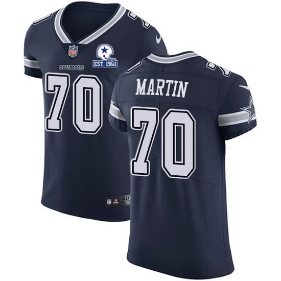 Nike Cowboys 70 Zack Martin Navy Blue Team Color Men Stitched With Established In 1960 Patch NFL Vapor Untouchable Elite Jersey Nike Cowboys 70 Zack Martin Navy Blue Team Color Men Stitched With Established In 1960 Patch NFL Vapor Untouchable Elite Jersey