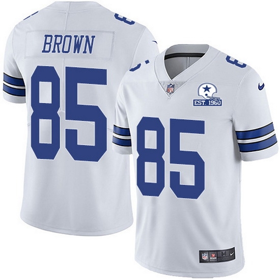 Nike Cowboys 85 Noah Brown White Men Stitched With Established In 1960 Patch NFL Vapor Untouchable Limited Jersey Nike Cowboys 85 Noah Brown White Men Stitched With Established In 1960 Patch NFL Vapor Untouchable Limited Jersey