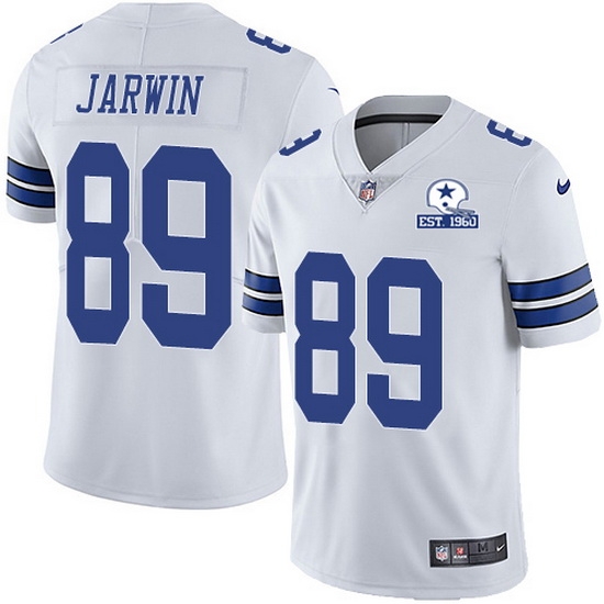 Nike Cowboys 89 Blake Jarwin White Men Stitched With Established In 1960 Patch NFL Vapor Untouchable Limited Jersey Nike Cowboys 89 Blake Jarwin White Men Stitched With Established In 1960 Patch NFL Vapor Untouchable Limited Jersey