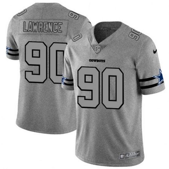 Nike Cowboys 90 Demarcus Lawrence 2019 Gray Gridiron Gray Vapor Untouchable Limited Jersey Nike Cowboys 90 Demarcus Lawrence 2019 Gray Gridiron Gray Vapor Untouchable Limited Jersey