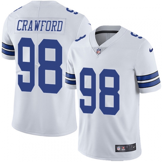 Nike Cowboys #98 Tyrone Crawford White Mens Stitched NFL Vapor Untouchable Limited Jersey Nike Cowboys #98 Tyrone Crawford White Mens Stitched NFL Vapor Untouchable Limited Jersey