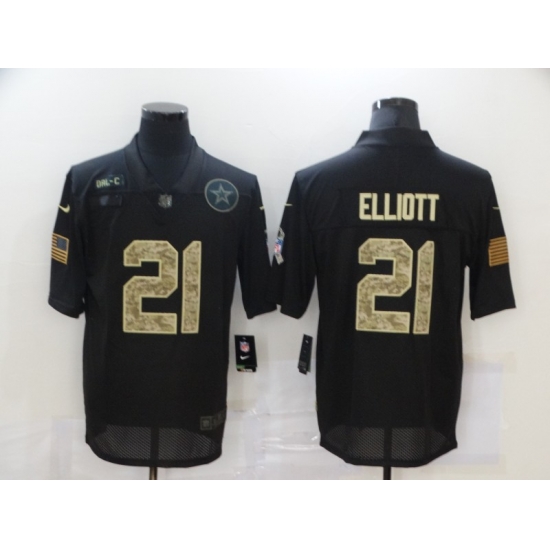 Nike Dallas Cowboys 21 Ezekiel Elliott Black Camo 2020 Salute To Service Limited Jersey Nike Dallas Cowboys 21 Ezekiel Elliott Black Camo 2020 Salute To Service Limited Jersey