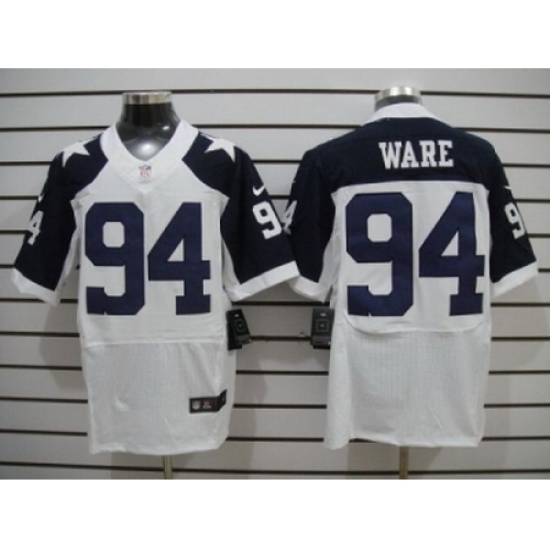 Nike Dallas Cowboys 94 DeMarcus Ware White Elite Thankgivings NFL Jersey Nike Dallas Cowboys 94 DeMarcus Ware White Elite Thankgivings NFL Jersey