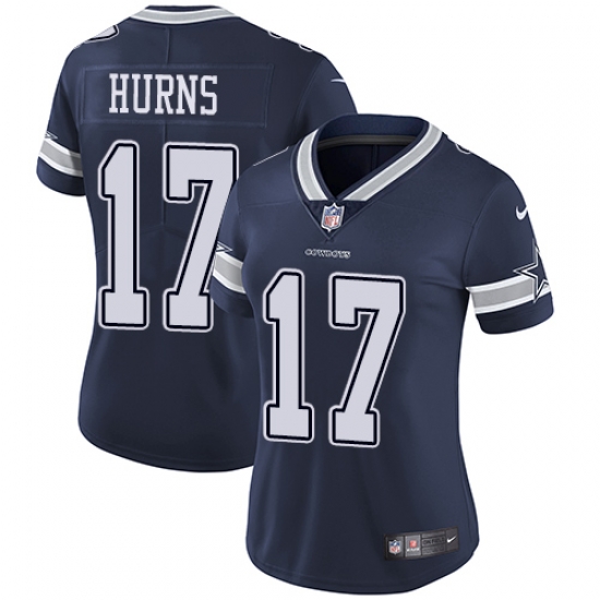 Nike Cowboys #17 Allen Hurns Navy Blue Team Color Womens Stitched NFL Vapor Untouchable Limited Jersey Nike Cowboys #17 Allen Hurns Navy Blue Team Color Womens Stitched NFL Vapor Untouchable Limited Jersey