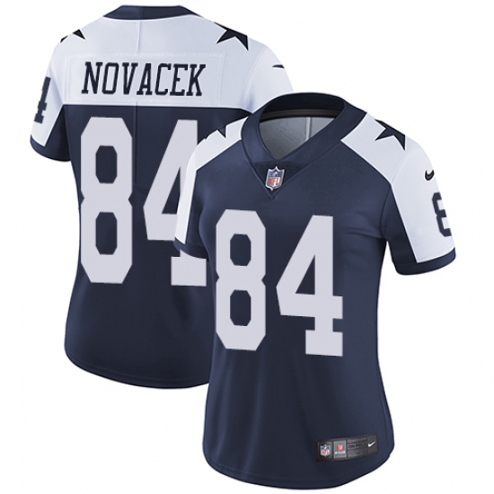 Nike Cowboys #84 Jay Novacek Navy Blue Womens Throwback Alternate Vapor Untouchable Limited Player NFL Jersey Nike Cowboys #84 Jay Novacek Navy Blue Womens Throwback Alternate Vapor Untouchable Limited Player NFL Jersey