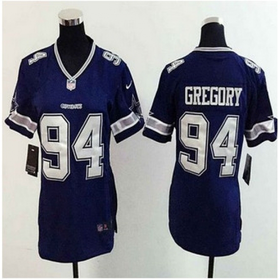 WoMens New Cowboys #94 Randy Gregory Navy Blue Team Color Stitched NFL Elite Jersey WoMens New Cowboys #94 Randy Gregory Navy Blue Team Color Stitched NFL Elite Jersey