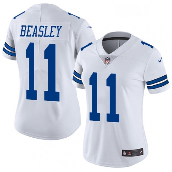 Womens Nike Dallas Cowboys 11 Cole Beasley White Vapor Untouchable Limited Player NFL Jersey Womens Nike Dallas Cowboys 11 Cole Beasley White Vapor Untouchable Limited Player NFL Jersey