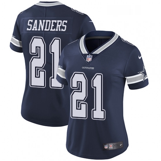 Womens Nike Dallas Cowboys 21 Deion Sanders Navy Blue Team Color Vapor Untouchable Limited Player NFL Jersey Womens Nike Dallas Cowboys 21 Deion Sanders Navy Blue Team Color Vapor Untouchable Limited Player NFL Jersey