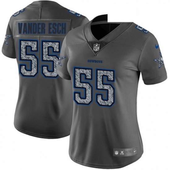 Womens Nike Dallas Cowboys 55 Leighton Vander Esch Gray Static Vapor Untouchable Limited NFL Jersey Womens Nike Dallas Cowboys 55 Leighton Vander Esch Gray Static Vapor Untouchable Limited NFL Jersey
