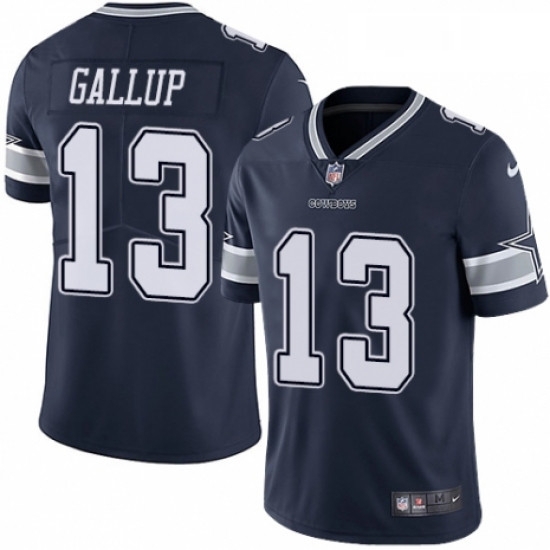 Youth Nike Dallas Cowboys 13 Michael Gallup Navy Blue Team Color Vapor Untouchable Limited Player NFL Jersey Youth Nike Dallas Cowboys 13 Michael Gallup Navy Blue Team Color Vapor Untouchable Limited Player NFL Jersey