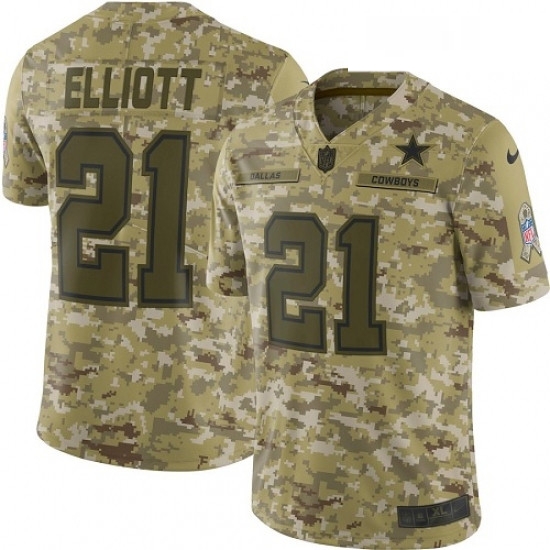 Youth Nike Dallas Cowboys 21 Ezekiel Elliott Limited Camo 2018 Salute to Service NFL Jersey Youth Nike Dallas Cowboys 21 Ezekiel Elliott Limited Camo 2018 Salute to Service NFL Jersey