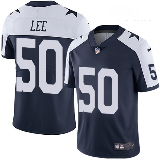 Youth Nike Dallas Cowboys 50 Sean Lee Navy Blue Throwback Alternate Vapor Untouchable Limited Player NFL Jersey Youth Nike Dallas Cowboys 50 Sean Lee Navy Blue Throwback Alternate Vapor Untouchable Limited Player NFL Jersey