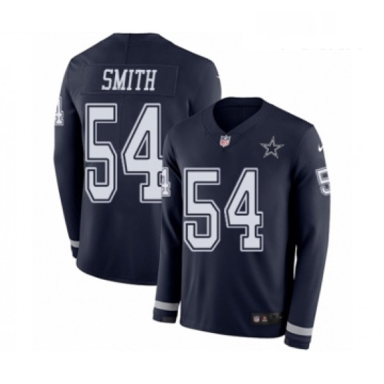 Youth Nike Dallas Cowboys 54 Jaylon Smith Limited Navy Blue Therma Long Sleeve NFL Jersey Youth Nike Dallas Cowboys 54 Jaylon Smith Limited Navy Blue Therma Long Sleeve NFL Jersey