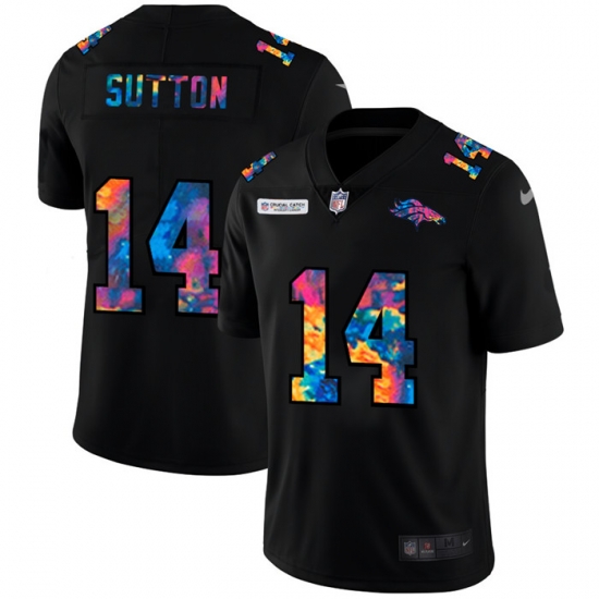 Denver Broncos 14 Courtland Sutton Men Nike Multi Color Black 2020 NFL Crucial Catch Vapor Untouchable Limited Jersey Denver Broncos 14 Courtland Sutton Men Nike Multi Color Black 2020 NFL Crucial Catch Vapor Untouchable Limited Jersey
