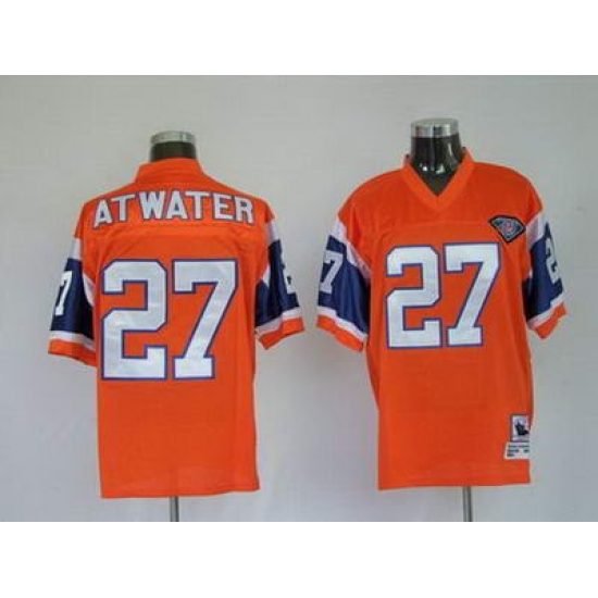 Denver Broncos 27 Atwater Orange Throwback Denver Broncos 27 Atwater Orange Throwback