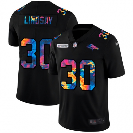Denver Broncos 30 Phillip Lindsay Men Nike Multi Color Black 2020 NFL Crucial Catch Vapor Untouchable Limited Jersey Denver Broncos 30 Phillip Lindsay Men Nike Multi Color Black 2020 NFL Crucial Catch Vapor Untouchable Limited Jersey