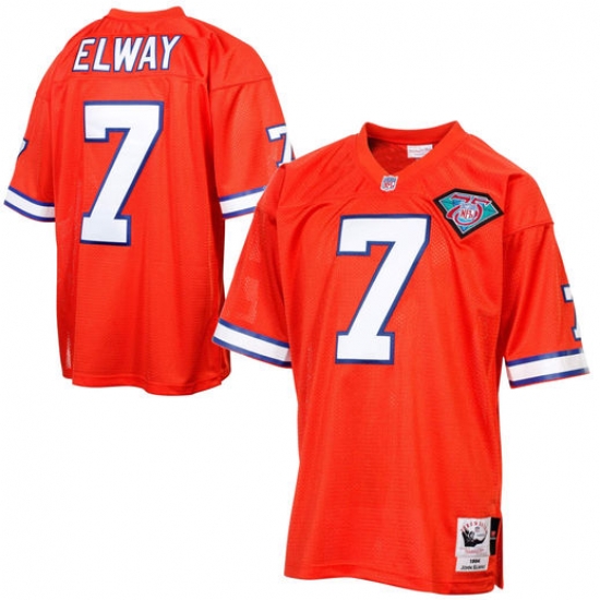 Denver Broncos 7 John Elway Orange Throwback NFL Jerseys Denver Broncos 7 John Elway Orange Throwback NFL Jerseys