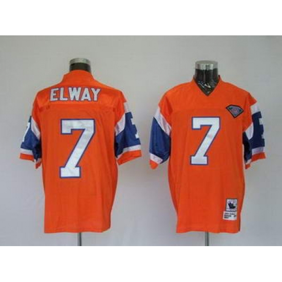 Denver Broncos 7 John Elway orange Throwback Jerseys Denver Broncos 7 John Elway orange Throwback Jerseys