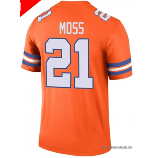 Men Denver Broncos 21 Riley Moss Orange F U S E Mile High Collection 1977 Throwback Vapor Limited Stitched Football Jersey Men Denver Broncos 21 Riley Moss Orange F U S E Mile High Collection 1977 Throwback Vapor Limited Stitched Football Jersey