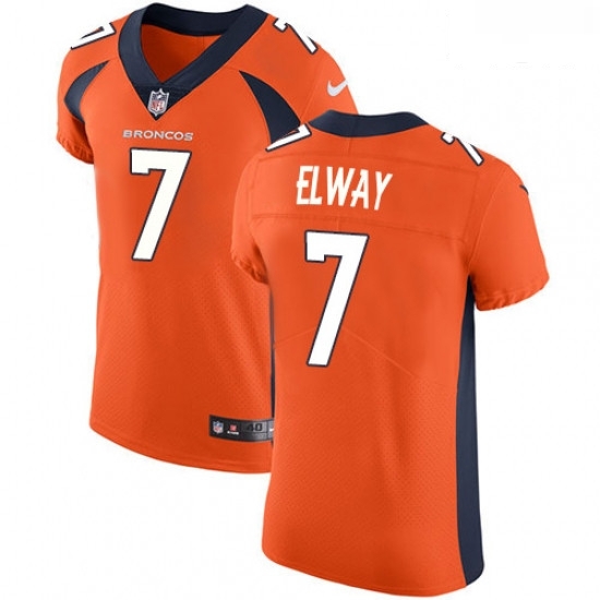 Men Nike Denver Broncos 7 John Elway Orange Team Color Vapor Untouchable Elite Player NFL Jersey Men Nike Denver Broncos 7 John Elway Orange Team Color Vapor Untouchable Elite Player NFL Jersey
