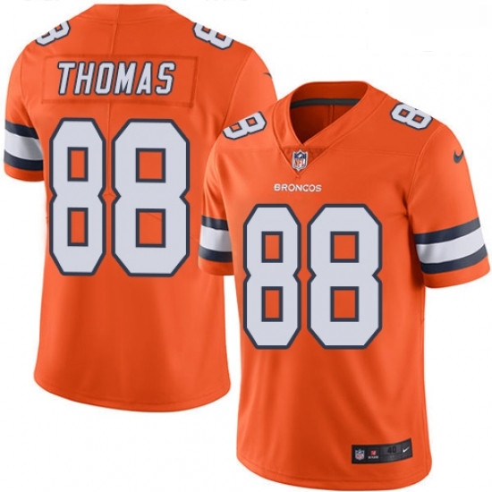 Men Nike Denver Broncos 88 Demaryius Thomas Elite Orange Rush Vapor Untouchable NFL Jersey Men Nike Denver Broncos 88 Demaryius Thomas Elite Orange Rush Vapor Untouchable NFL Jersey