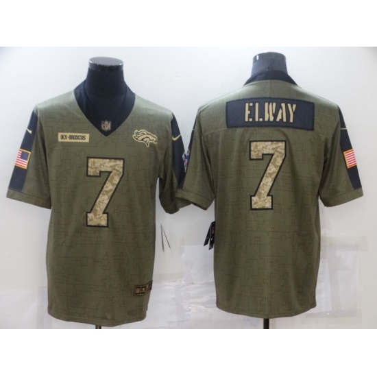 Men's Denver Broncos #7 John Elway Camo 2021 Salute To Service Limited Player Jersey Men's Denver Broncos #7 John Elway Camo 2021 Salute To Service Limited Player Jersey