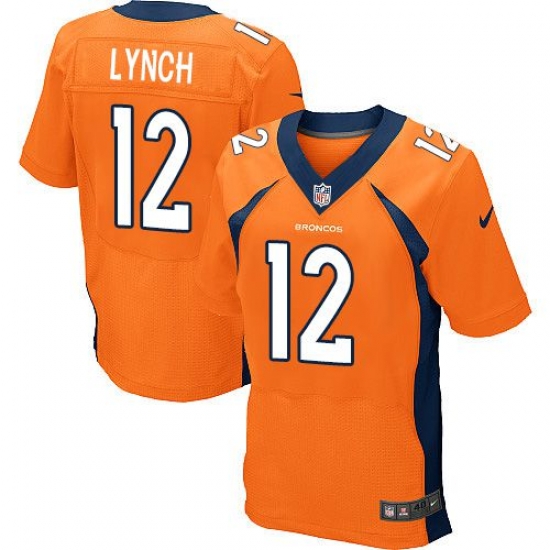 Nike Broncos #12 Paxton Lynch Orange Team Color Mens Stitched NFL New Elite Jerseylite Jersey Nike Broncos #12 Paxton Lynch Orange Team Color Mens Stitched NFL New Elite Jerseylite Jersey