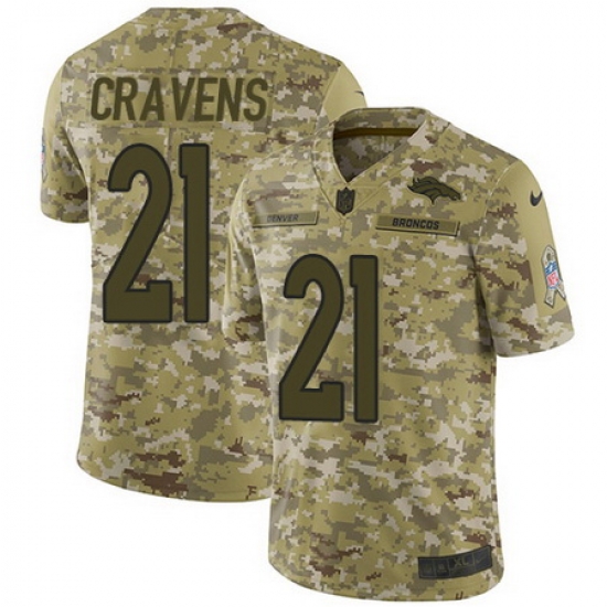 Nike Broncos #21 Su a Cravens Camo Mens Stitched NFL Limited 2018 Salute To Service Jersey Nike Broncos #21 Su a Cravens Camo Mens Stitched NFL Limited 2018 Salute To Service Jersey
