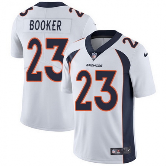 Nike Broncos #23 Devontae Booker White Mens Stitched NFL Vapor Untouchable Limited Jersey Nike Broncos #23 Devontae Booker White Mens Stitched NFL Vapor Untouchable Limited Jersey