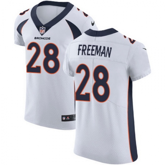 Nike Broncos #28 Royce Freeman White Mens Stitched NFL Vapor Untouchable Elite Jersey Nike Broncos #28 Royce Freeman White Mens Stitched NFL Vapor Untouchable Elite Jersey