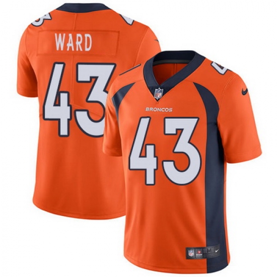 Nike Broncos #43 T J Ward Orange Team Color Mens Stitched NFL Vapor Untouchable Limited Jersey Nike Broncos #43 T J Ward Orange Team Color Mens Stitched NFL Vapor Untouchable Limited Jersey