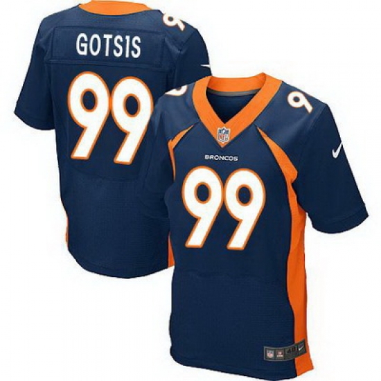 Nike Broncos #99 Adam Gotsis Navy Blue Alternate Mens Stitched NFL New Elite Jersey Nike Broncos #99 Adam Gotsis Navy Blue Alternate Mens Stitched NFL New Elite Jersey