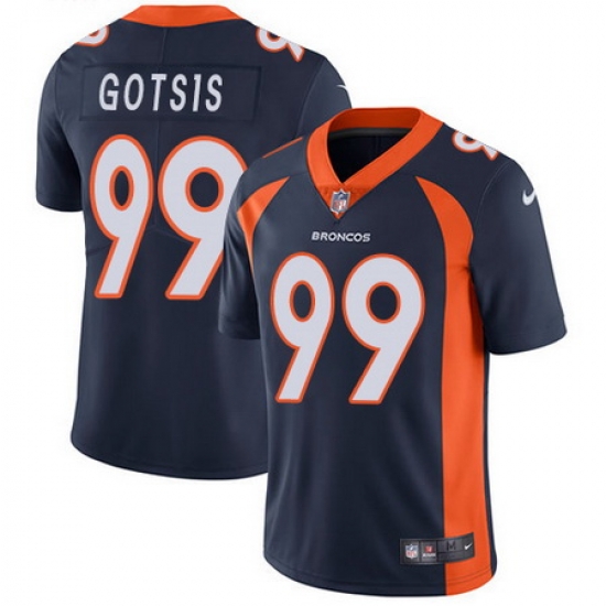 Nike Broncos #99 Adam Gotsis Navy Blue Alternate Mens Stitched NFL Vapor Untouchable Limited Jersey Nike Broncos #99 Adam Gotsis Navy Blue Alternate Mens Stitched NFL Vapor Untouchable Limited Jersey