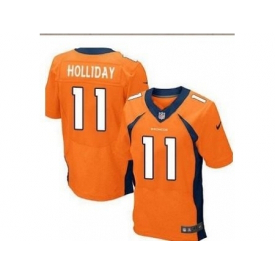 Nike Denver Broncos 11 Trindon Holliday Orange Elite NFL Jersey Nike Denver Broncos 11 Trindon Holliday Orange Elite NFL Jersey