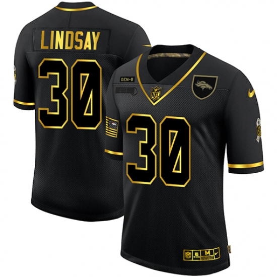 Nike Denver Broncos 30 Phillip Lindsay Black Gold 2020 Salute To Service Limited Jersey Nike Denver Broncos 30 Phillip Lindsay Black Gold 2020 Salute To Service Limited Jersey