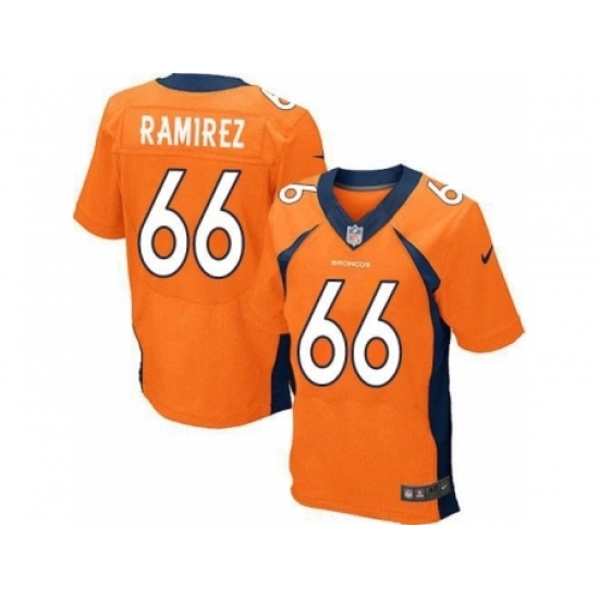 Nike Denver Broncos 66 Manny Ramirez Orange Elite NFL Jersey Nike Denver Broncos 66 Manny Ramirez Orange Elite NFL Jersey
