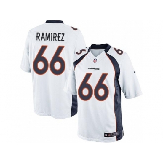 Nike Denver Broncos 66 Manny Ramirez White Game NFL Jersey Nike Denver Broncos 66 Manny Ramirez White Game NFL Jersey