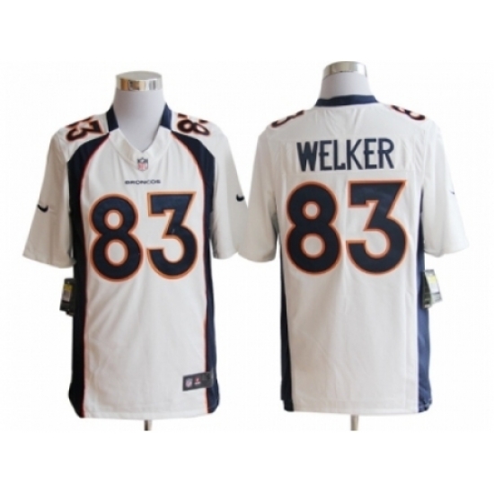 Nike Denver Broncos 83 Wes Welker white Game NFL Jersey Nike Denver Broncos 83 Wes Welker white Game NFL Jersey
