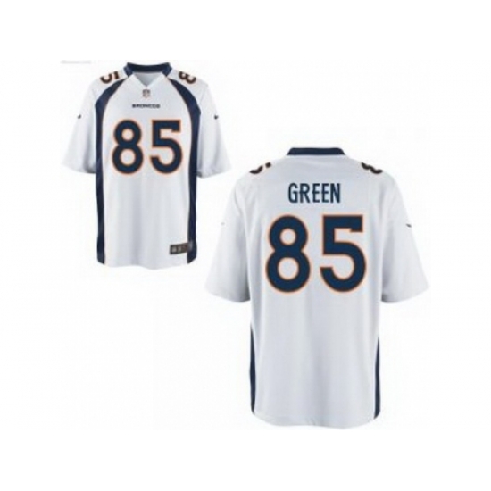Nike Denver Broncos 85 Virgil Green White Elite NFL Jersey Nike Denver Broncos 85 Virgil Green White Elite NFL Jersey