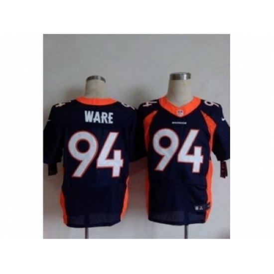 Nike Denver Broncos 94 DeMarcus Ware blue Elite NFL Jersey Nike Denver Broncos 94 DeMarcus Ware blue Elite NFL Jersey