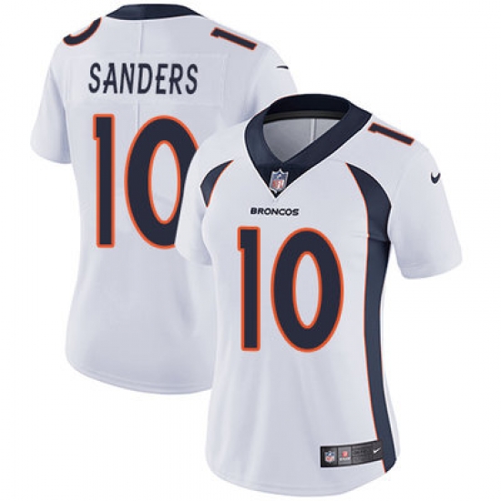 Nike Broncos #10 Emmanuel Sanders White Womens Stitched NFL Vapor Untouchable Limited Jersey Nike Broncos #10 Emmanuel Sanders White Womens Stitched NFL Vapor Untouchable Limited Jersey